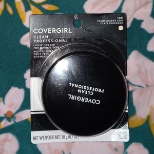 Covergirl clean professional translucent powder Color: 105 Translucent fair